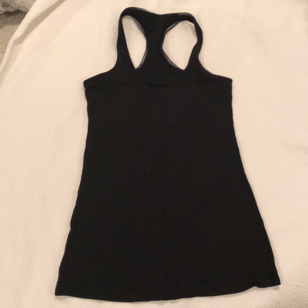 Lululemon Athletica black racer back tank